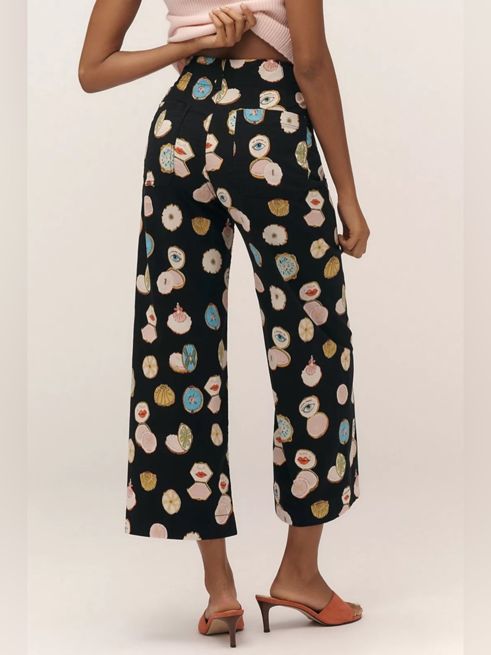 Maeve The Colette Crop Wide Leg Pants Size 29 - Picture 2 of 6